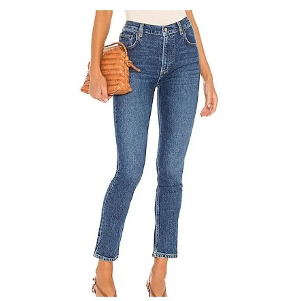 Boyish The ZACHARY High Rise Skinny Fit Stretch Denim Sz 26 in STARFIGHT